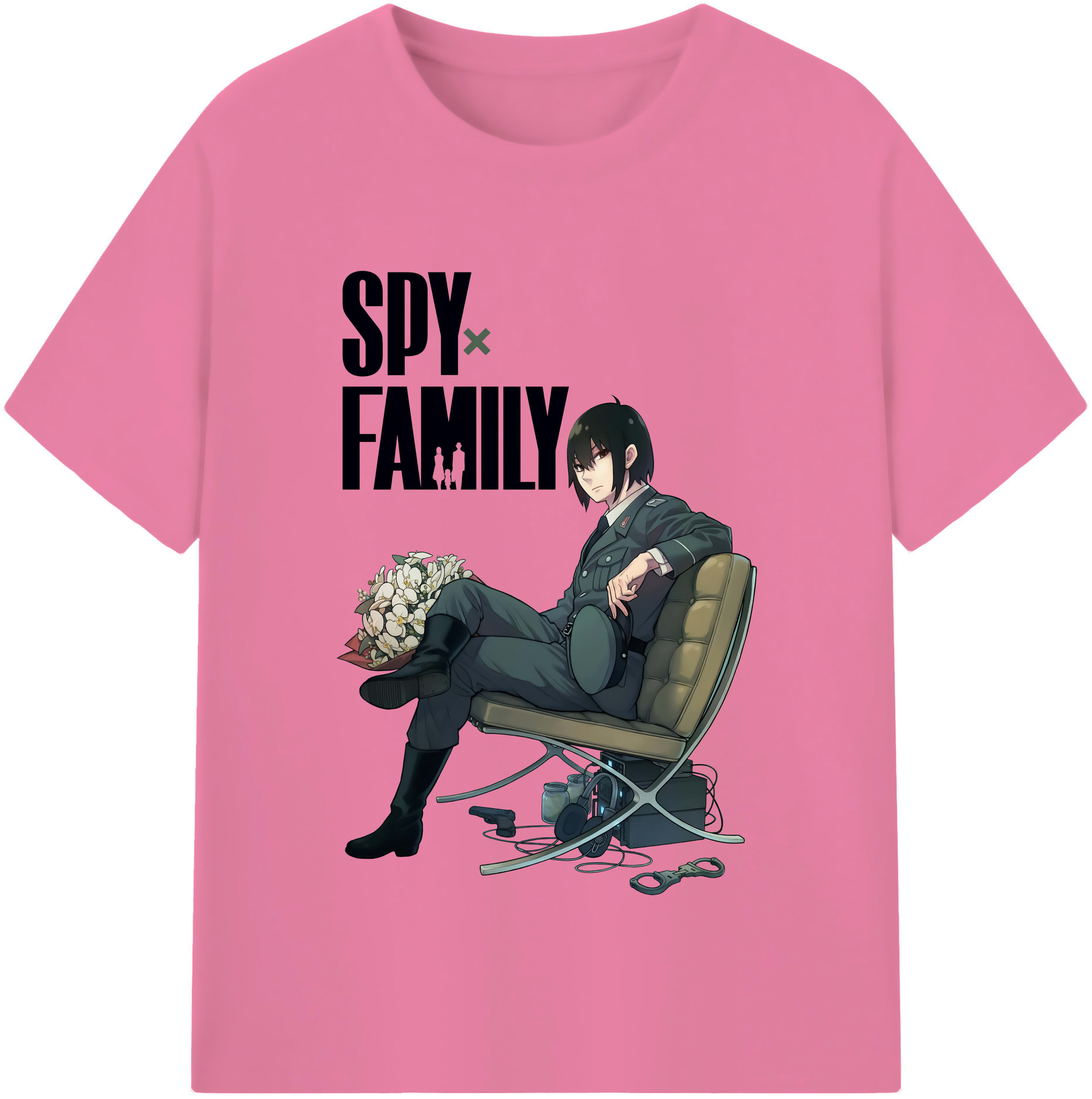 （画像用） SPY×FAMILY间谍家家酒 綿100％半袖Tシャツ（フロントプリント）